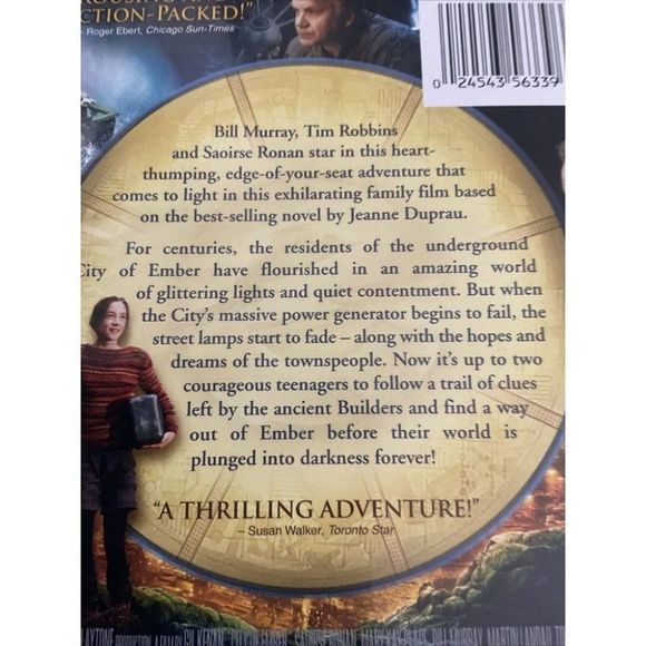 City of Ember by Gil Kenan DVD Bill Murray Very Good - Picture 3 of 7